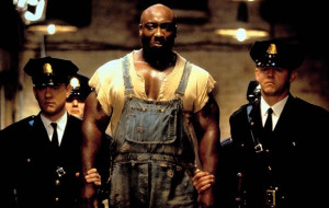 ... from god'... Michael Clarke Duncan in The Green Mile (Credit: Rex