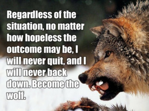 lone wolf quotes about strength