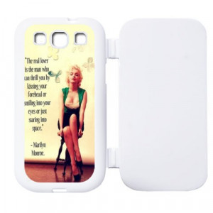 Marilyn Monroe Quotes Flip Cases Accessories for Samsung Galaxy S3 ...