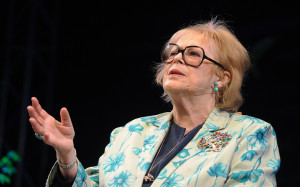 Historian Antonia Fraser at Hay Festival 2015 Picture: Jay Williams