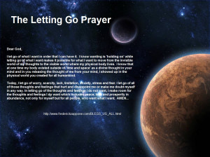 Let go, Let God Prayer
