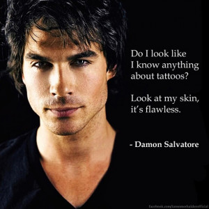 ... , pretty, sexy, skin, tattoo, the vampire diaries, vampire diaries