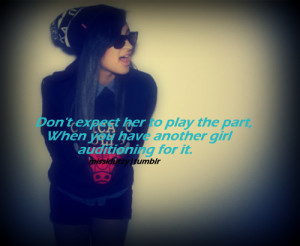 Cute Girls sunglasses cheating swag quote
