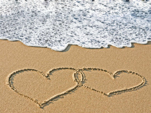 Love - The sand love at beach - Beach Love