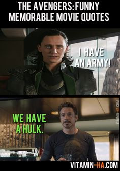 The Avengers Movie: Funny Memorable Quotes (7 pics) RDJ's face in the ...