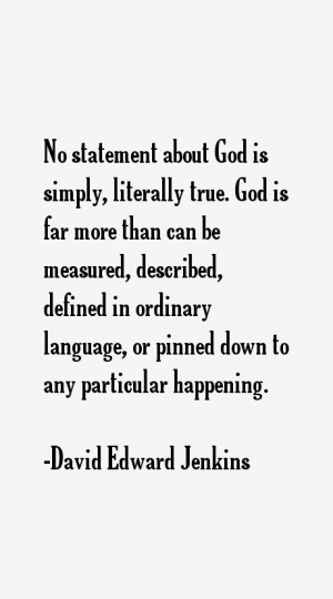 David Edward Jenkins Quotes & Sayings