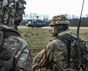 UK Forces support American troops in major operation