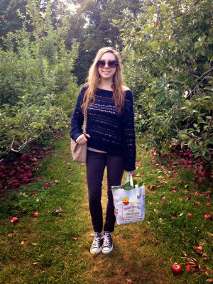 What I Wore: Apple Picking