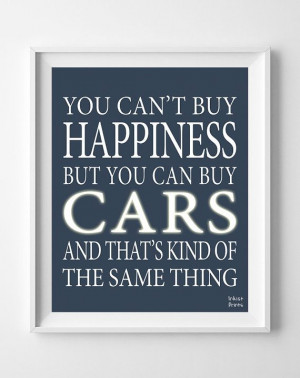 Cars Inspirational Quotes Poster Can't buy by InkistPrints on Etsy, $ ...