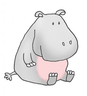 Hippopotamus Animal Character