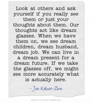 Dreams vs Reality - Jon Kabat-Zinn #mindfulness