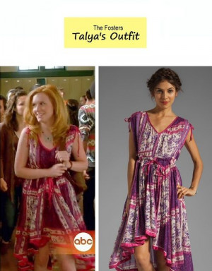 On the blog: Talya's (Madisen Beaty)'s high-low boho inspired dress ...