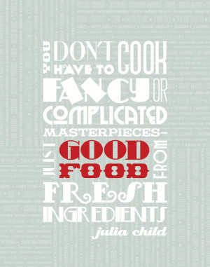 Julia Child Print Giveaway