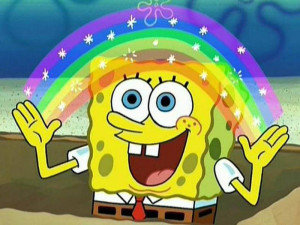 rainbow spongebob - rainbows Picture