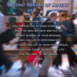 Prayer for the Second Sunday of Advent