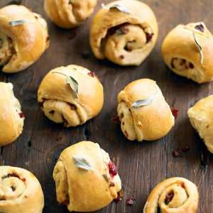 Embrace the flavors of fall with these savory-sweet Cran-Sage Rolls ...
