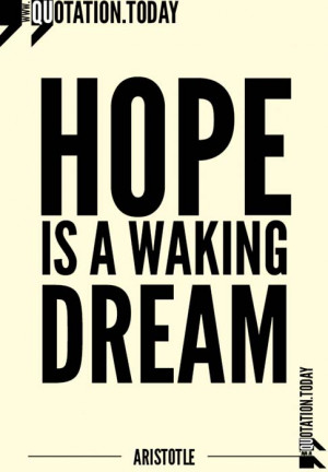 Quotations | Aristotle – Quotes on Hope