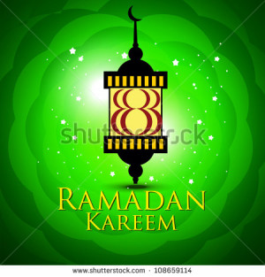 ... Ramadan shiny greetings card design for holy month of Ramadan