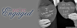 Were Engaged Married Wedding Cover