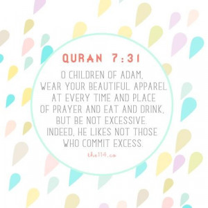 Islam Â a religion of balance! islamic quotes, hadiths, duas