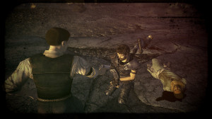 Joshua Graham during an execution