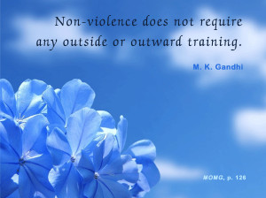 Mahatma Gandhi Quotes on Non-violence