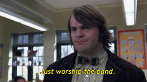 rock Band School of Rock Jack Black fandom fangirl groupie