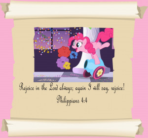 MLP Christian quotes. Pinkie pie by GennadyKalugina