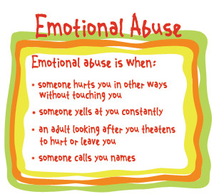 There are six types of emotional abuse:
