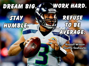 Russell Wilson Seattle Seahawks Photo Quote Poster Wall Art Print 8x11 ...