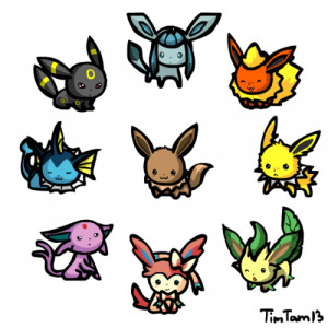 Dorkly .GIF of the Day: Eevee-lutions!