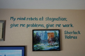 ... office would be complete without a Sherlock Holmes quote