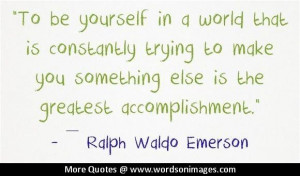 Quotes about being yourself