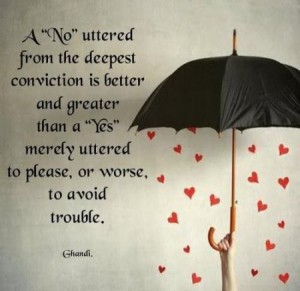 ... than a 'Yes' merely uttered to please, or worse, to avoid trouble