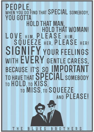 The Blues Brothers Everybody Quote Art Print