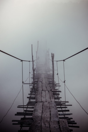 0rient-express:Foggy bridge | by Evgen Andruschenko.This is beautiful ...
