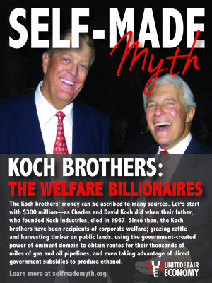 Koch Brothers: The Welfare Billionaires