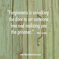 Forgiveness is...