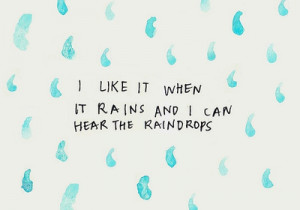 crying, quote, rain, sad