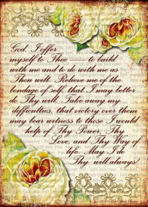 Third Step Prayer Downloadable Printable by withwildabandon, $4.50