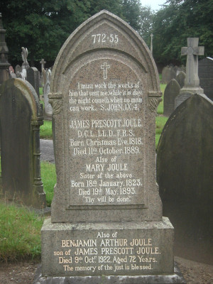 Description James Prescott Joule gravestone.JPG