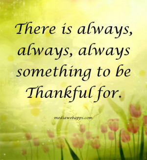Quotes About Being Thankful