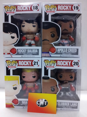 ... come i just had these funko pop rocky vinyl figures in there awesome
