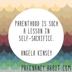 parenthood is such a lesson in self sacrifice angela kinsey # quotes