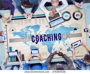 Coaching Mentoring Role Model Learning Concept - stock photo