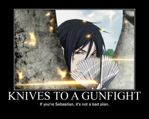 Tags: Anime, Kuroshitsuji, Sebastian Michaelis, Butler, Silverware