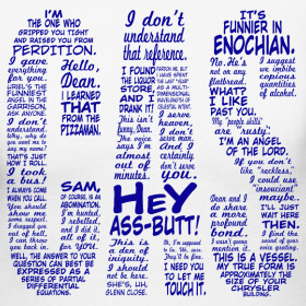 Design ~ Castiel Quotes (DARK)