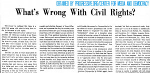 1965 1966 JBS Attack on Civil Rights Movement and Claims