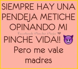 Me Vale Madre Quotes