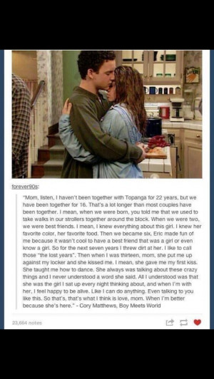 Favourite moment ever in boy meets world, (next to the wedding episode ...